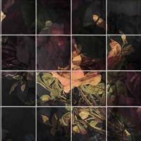 Noordwand Komar Ink Fotobehang Tiles Flowers - INX8-080 - thumbnail