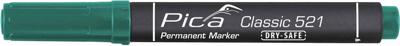 Pica Permanentmarker | groen | streepbreedte 2-6 mm | spitse punt | 10 stuks - 521/36 521/36 Pica Permanentmarker | groen | streepbreedte 2-6 mm | spitse punt | 10 stuks - 521/36 521/36