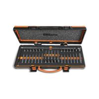 Beta 867/C38 Assortiment van 38 zeskant bits | 10 mm | en 1 bithouder met T handgreep en cardangewricht | in metalen kist met zachte foam - 008670938 - thumbnail