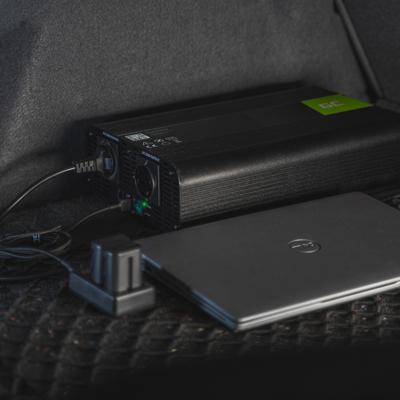 Green Cell INV21 netvoeding & inverter Auto 6000 W Zwart - thumbnail