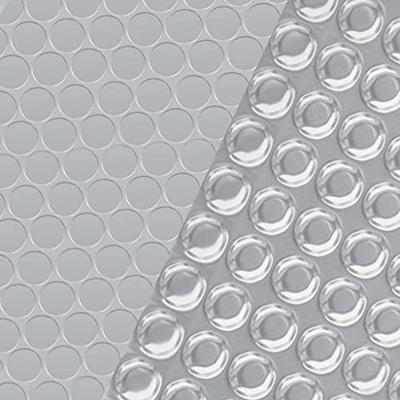 VidaXL Zwembadfolie solar drijvend rechthoekig 6x4 m pe zilverkleurig