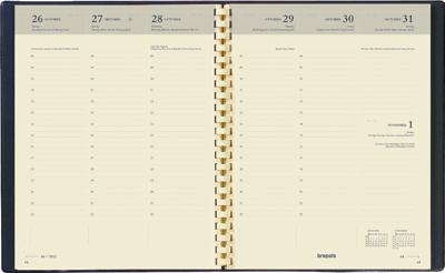 Agenda 2026 Brepols Timing Palermo 7dagen/2pagina's spiraal zwart