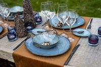 Cosy & Trendy Serviesset Aicha Blue - 12-delig / 4 personen - 4 dinerborden, 4 ontbijtborden en 4 diepe borden - thumbnail