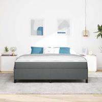 Boxspring bed Donkergrijs, Zwart 180 x 200 cm - thumbnail