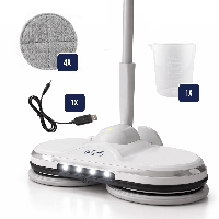 BluMill Draadloze Elektrische Dweil met Sprayfunctie en LED-verlichting - thumbnail