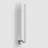 Reserverolhouder Clou Fold 39 x 1,8 cm Geborsteld RVS - thumbnail