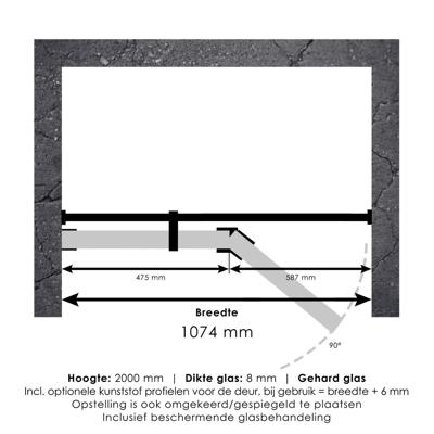 Nisdeur Compleet Just Creating Profielloos 2-Delig Sanitop