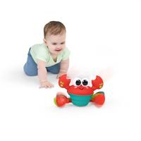BRIGHT STARTS Babyspeelgoed 6M+ Muzikale krab om achteraan te jagen, speelgoed voor grove en fijne motoriek, obstakelsensoren, rood - thumbnail