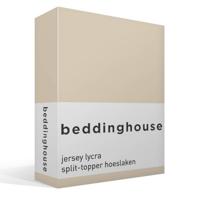 Beddinghouse Splittopper Hoeslaken Jersey-Lycra Natural-200 x 200/220 cm - thumbnail