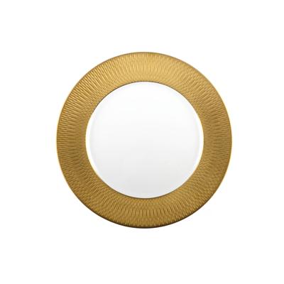 Aulica Princesse - Dinerbord - Goudkleurig - 6 Stuks - Ø 27 Cm - Porselein