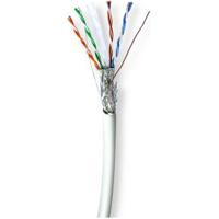 Nedis Netwerk Kabel Rol | CAT6 | Solid | S/FTP | Koper | 305.0 m | Binnenshuis | Rond | LSZH | Grijs | Gift Box - CCBG8528GY305S - thumbnail