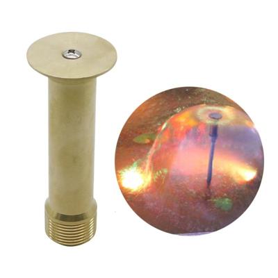 Koperen paddestoel halfrond nozzle fontein nozzle