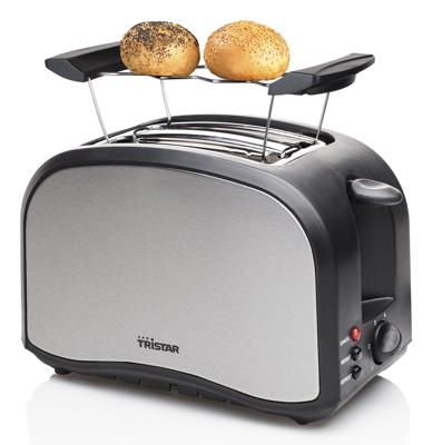 Tristar BR-1022 Broodrooster Zwart/RVS Tristar BR-1022 Broodrooster Zwart/RVS