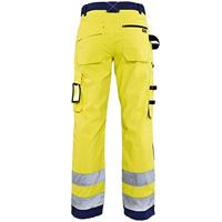 Blåkläder Dames werkbroek High-Vis zonder spijkerzakken 71551811 | High-Vis Geel/Marineblauw | Maat 40 - 7330509502044 - thumbnail