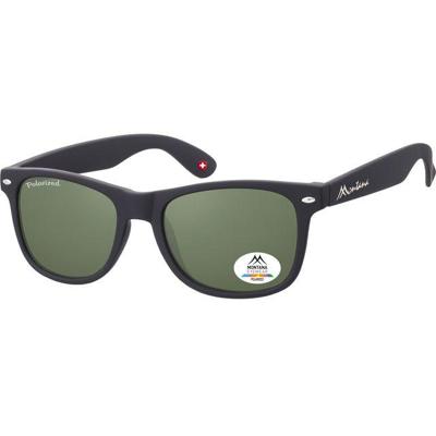 Zonnebril montana met groen g15 polar glas zwart