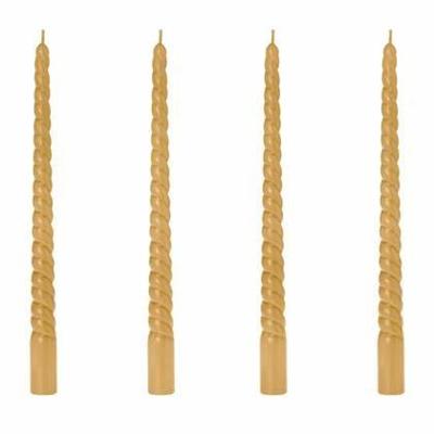 Riverdale - Dinerkaarsen Gedraaid - Set van 4