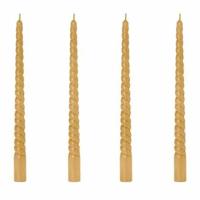 Riverdale - Dinerkaarsen Gedraaid - Set van 4 - thumbnail