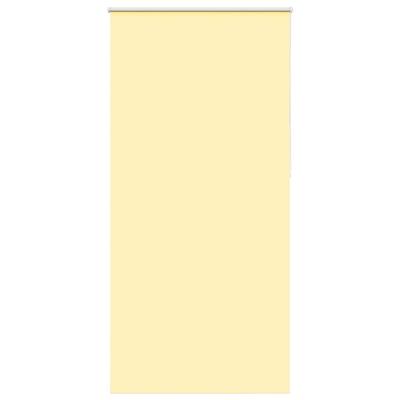 VidaXL Rolgordijn verduisterend 100x230cm stofbreedte 95,7cm geel