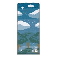 My Neighbor Totoro Towel Under the moon 34 x 80 cm - thumbnail