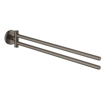 Handdoekhouder GROHE Essentials 44 cm Hard Graphite Geborsteld