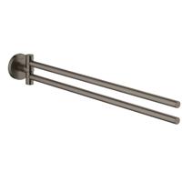 Handdoekhouder GROHE Essentials 44 cm Hard Graphite Geborsteld - thumbnail