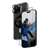 PanzerGlass 4-IN-1 BUNDEL voor Apple iPhone 16 Pro Max 6,9 inch 2024 | Glazen schermbeschermer + harde hoes met MagSafe + lensbeschermer + magnetische ringhouder | Volledige 360° val- en - thumbnail