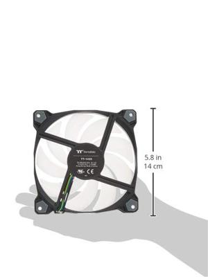 Thermaltake 3x Pure 14 ARGB Sync PC-ventilator Zwart, RGB (b x h x d) 140 x 140 x 25 mm Incl. LED-verlichting Thermaltake 3x Pure 14 ARGB Sync PC-ventilator Zwart, RGB (b x h x d) 140 x 140 x 25 mm Incl. LED-verlichting