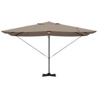VidaXL Parasol taupe 351 x 250 x 253 cm polyester en aluminium - thumbnail