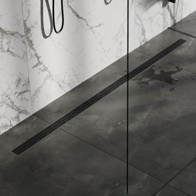Douchegootrooster Brauer StanGrid Zwart Standaard tbv Douchegoot STD/W/PS 200x7 cm Brauer Douchegootrooster Brauer StanGrid Zwart Standaard tbv Douchegoot STD/W/PS 200x7 cm Brauer