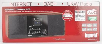 Imperial DABMAN i200 Internetradio DAB+, VHF (FM), Internet AUX, USB, DLNA, LAN, Internetradio Hout - thumbnail