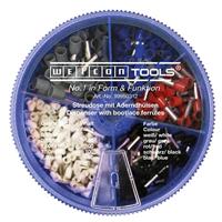 WEICON TOOLS 10039670 Krimpset 402-delig Adereindhulzen 0.5 tot 6 mm² Incl. striptang, Incl. assortiment adereindhulzen - thumbnail