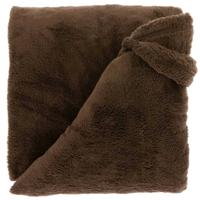 Unique Living plaid justin 200 x 150 cm rocky brown - thumbnail