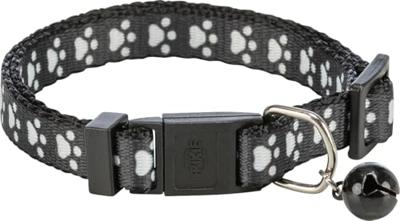 TRIXIE HALSBAND KAT PRINT POOT ELASTISCH ASSORTI - thumbnail