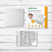 King Size Mezisana verwarmde topmelas - Hu 676 XXL - 2 bedieningselementen, 150 x 160 cm, 4 temperatuurinstellingen, wasbaar - thumbnail