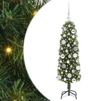 VidaXL Kunstkerstboom groen 120 cm pvc en staal en kunststof - thumbnail