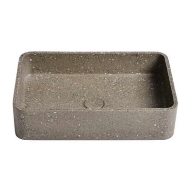 Waskom Ideavit Idea.Gaia 50x32.5x12 cm Vierkant Terrazzo Grijs/Bruin Waskom Ideavit Idea.Gaia 50x32.5x12 cm Vierkant Terrazzo Grijs/Bruin