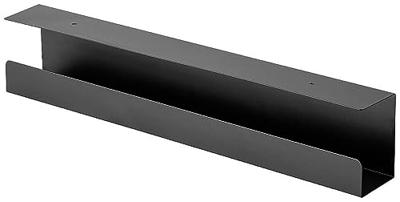 VALUE Kabelgoot voor montage onder de tafel, zwart VALUE Kabelgoot voor montage onder de tafel, zwart