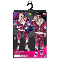 Fout 80&apos;s Trainingspak Tijger Roze Unisex - thumbnail