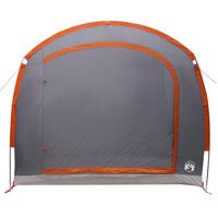 Tent met dak Grijs en oranje 268 x 240 x 191 cm Polyester - thumbnail