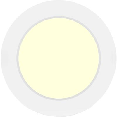 LED Downlight Pro Opbouw Rond 6W - Mat Wit Kunststof Warm Wit 3000K