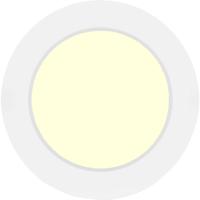 LED Downlight Pro Opbouw Rond 6W - Mat Wit Kunststof Warm Wit 3000K - thumbnail