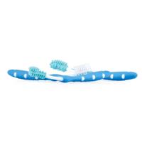 Nuby Tandenborstelset Blauw 3st - thumbnail