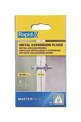 RAPID - Metalen expansieankers voor gipsplaat 16-26 mm | Verpakking van 50 | Maximale belasting 25 kg | - (5001561) - thumbnail