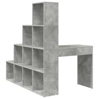 Hoekbureau Betongrijs 101,5 x 149,5 x 149,5 cm Bewerkt hout - thumbnail