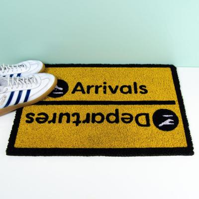 Arrivals Departures deurmat Arrivals Departures deurmat