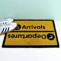 Arrivals Departures deurmat - thumbnail