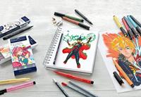 Faber Castell FC-167132 Tekenstift Pitt Artist Pen Manga 4-delig Etui Black - thumbnail