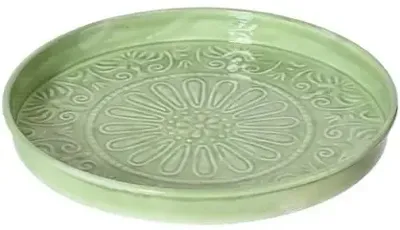 Decoratieschaal Metaal Ø32cm Groen