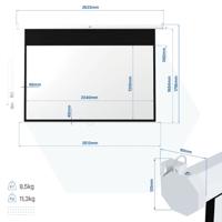 Panoramisch Elektrisch Paneel iggual PSIPS234 106" (234 x 131 cm) - thumbnail