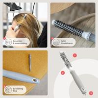 Olivia Garden Blowout Shine Brush White&Grey Ø15mm - thumbnail